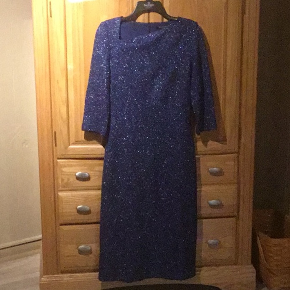 St. John Twilight/Deep Navy Seq. Embellished Multi